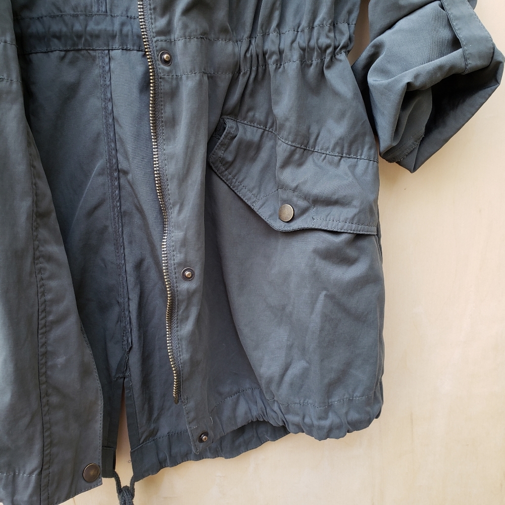 A New Day Army Green Drawstring Utility Jacket - S - image 8